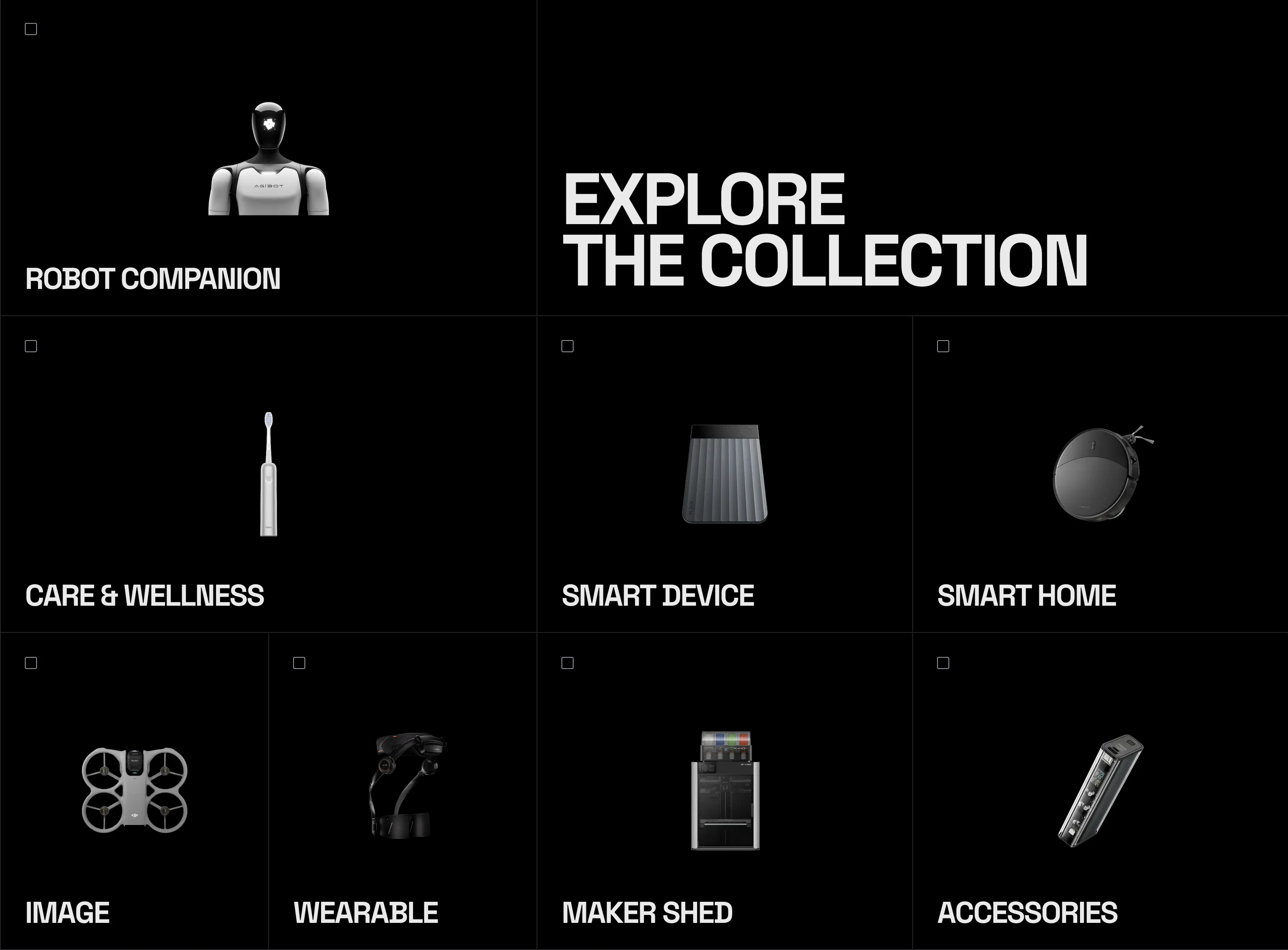 A Shopify collection and category experience for technology products